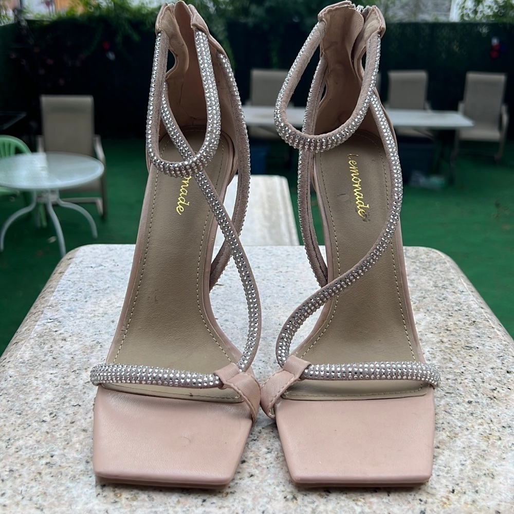 Akira Rhinestone Heels